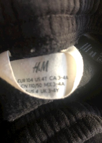 Erkek Çocuk siyah Rahat Kesim Eşofman Altı - Görsel 4