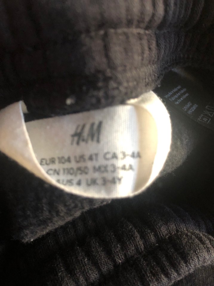 Erkek Çocuk siyah Rahat Kesim Eşofman Altı - Görsel 4