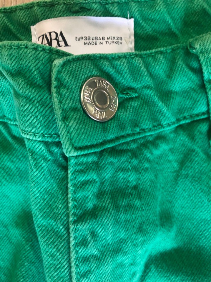 Yeşil  Kadın Kot Pantolon - Görsel 3