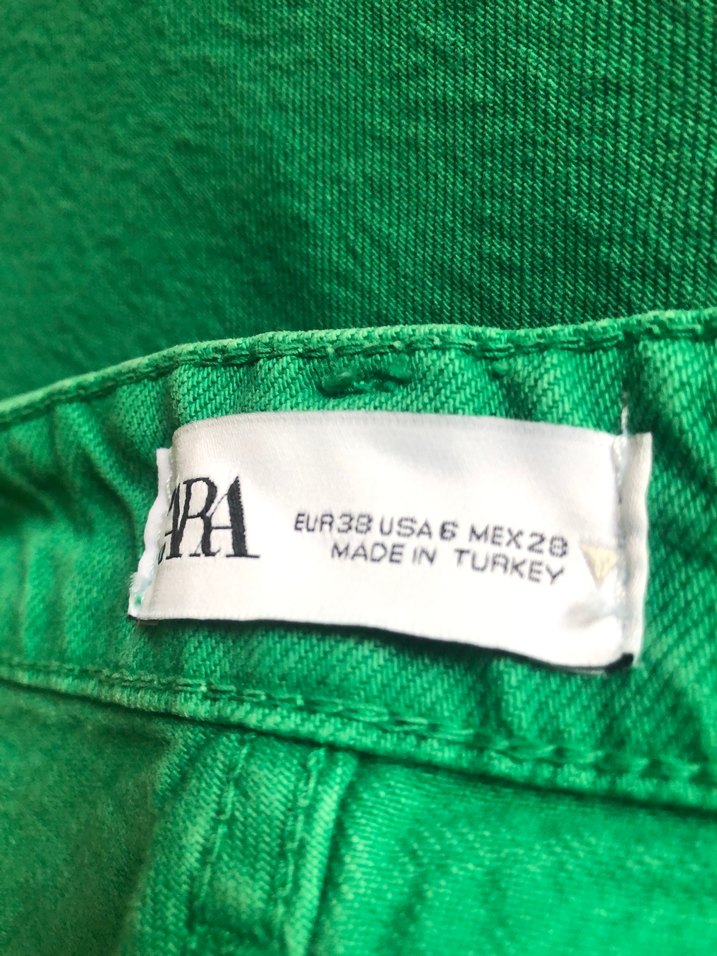 Yeşil  Kadın Kot Pantolon - Görsel 4