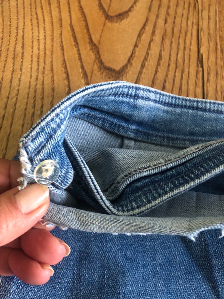 Kadın Mavi kot etek - Görsel 2