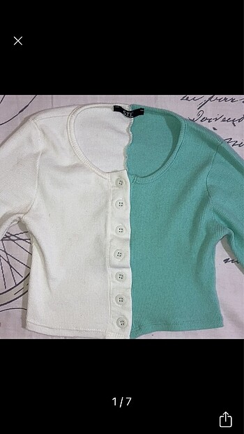 Zara UZUN KOLLU CROP