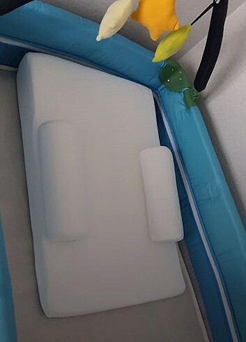 Bebek reflü yatağı . yıkanabilir kılıflı ortopetik korumalı  - Görsel 2