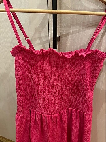 l Beden M&S pembe elbise