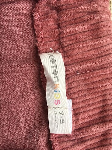 8 Yaş Beden Koton marka pembe kız çocuk etek