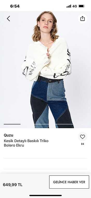 s Beden Quzu crop bolero