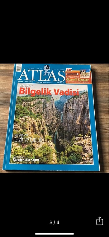  Beden Atlas Dergisi 2012 Sayıları .3 adet