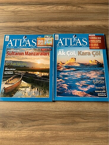 Atlas Dergisi 2011 sayıları 2 adet