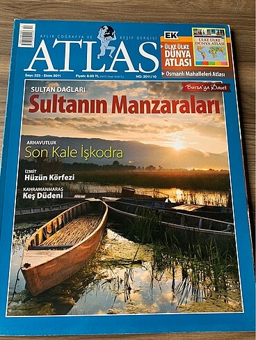  Beden Atlas Dergisi 2011 sayıları 2 adet