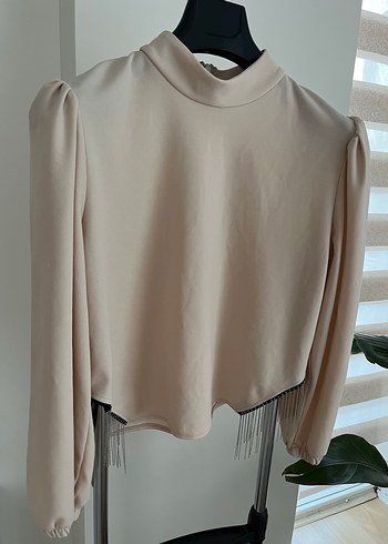 m Beden ten rengi Renk Stil Bluz / Gömlek