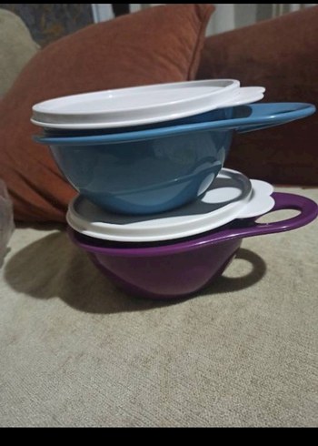 Tupperware Tupperware Mikser Kabı 2'li Set 600 ml - Mor & Mavi