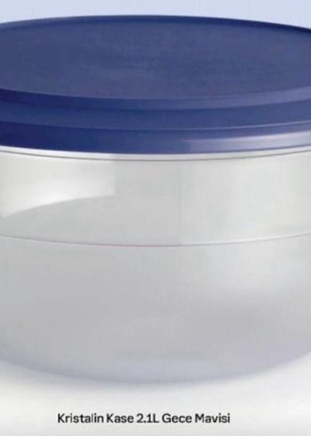 Tupperware Tupperware Kristalin 2.1L Kase Gece Mavisi