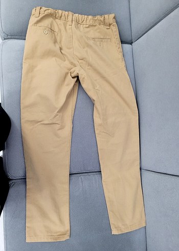 kız çocuk okul pantolonu   Bej Regular Fit Günlük Pantolon - Görsel 3