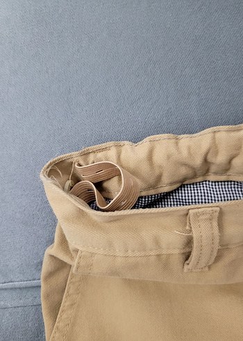 kız çocuk okul pantolonu   Bej Regular Fit Günlük Pantolon - Görsel 2