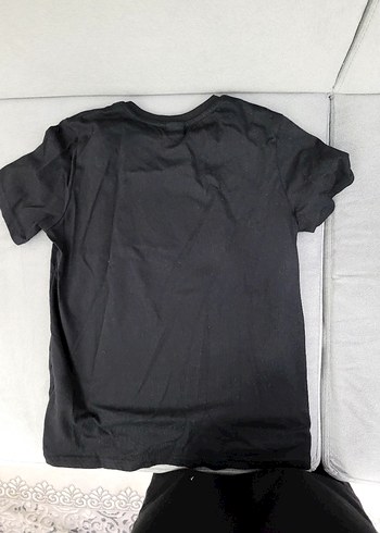 Siyah Atatürk Baskılı Kız Çocuk Tişört - Görsel 3