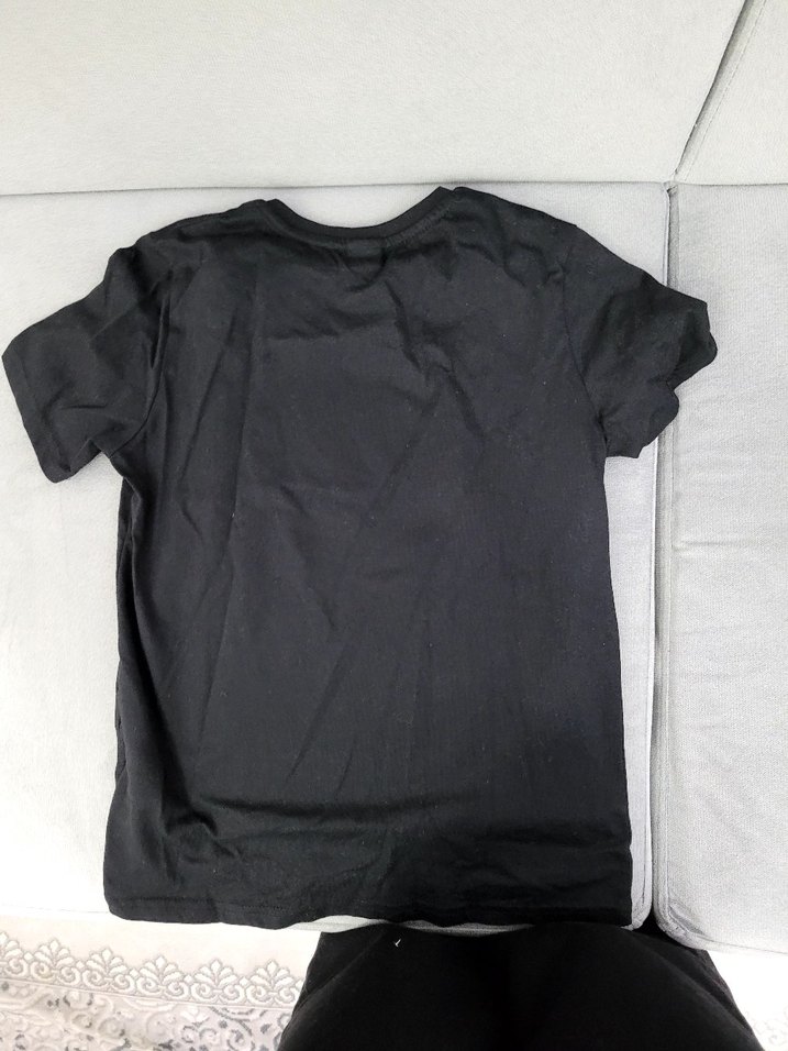 Siyah Atatürk Baskılı Kız Çocuk Tişört - Görsel 3