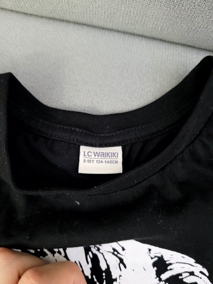 Siyah Atatürk Baskılı Kız Çocuk Tişört - Görsel 2