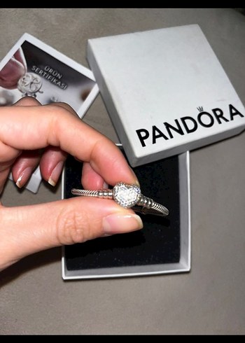Pandora Pandora Gri İnce Bileklik