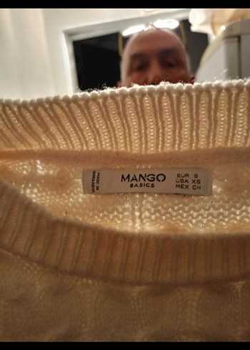 Bej Kadın Örgü Triko Kazak - Görsel 3