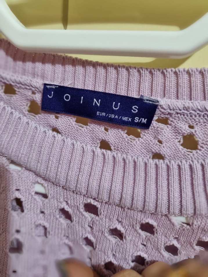 Mor Örgü Kadın Kazak - Görsel 3