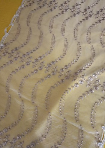 Nakışlı Bohem Bej Masa Örtüsü - Görsel 3