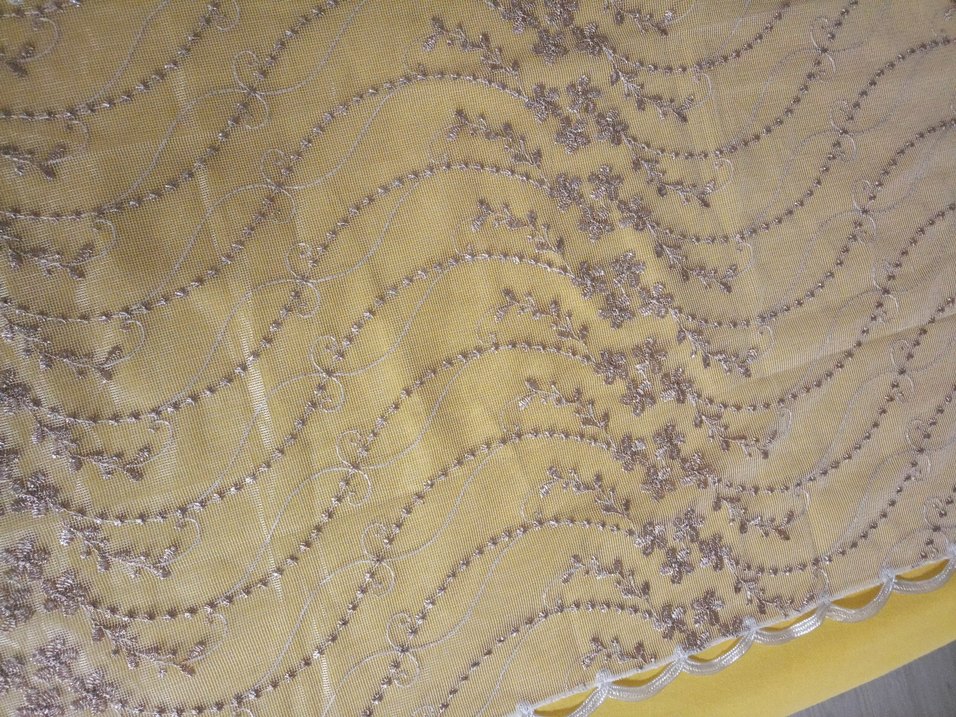 Nakışlı Bohem Bej Masa Örtüsü - Görsel 2