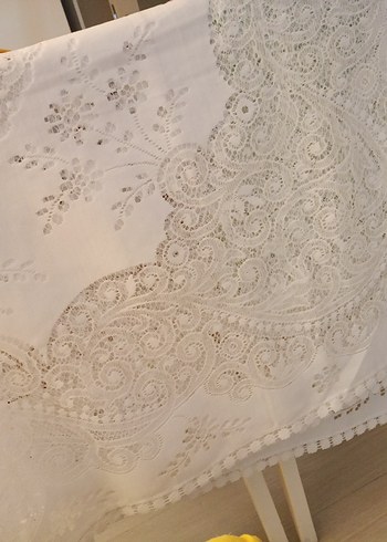 vintage masa ortusu - Görsel 3