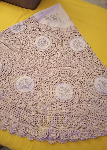 rahibe işi masa örtüsü - Görsel 4