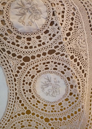 rahibe işi masa örtüsü - Görsel 5