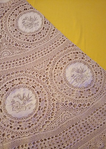 rahibe işi masa örtüsü - Görsel 8