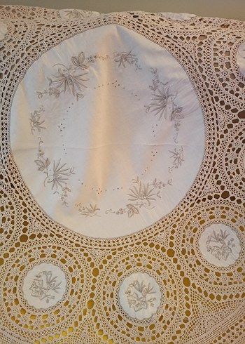 rahibe işi masa örtüsü - Görsel 3