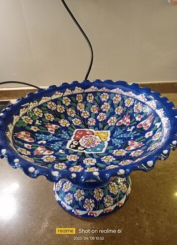 Çini el boyamasi jardinyer