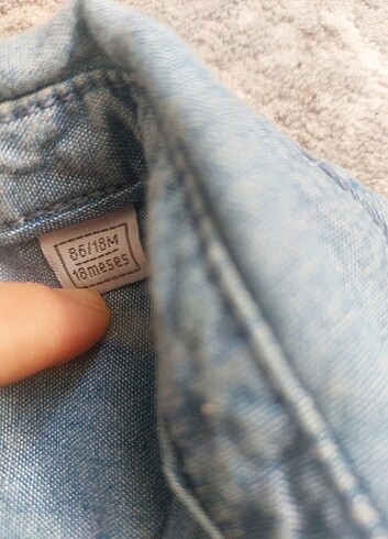 12-18 Ay Beden Chicco erkek bebekkot gomlek