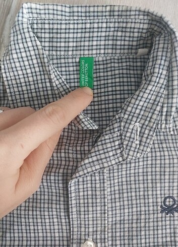24-36 Ay Beden Benetton erkek cocuk gomlek