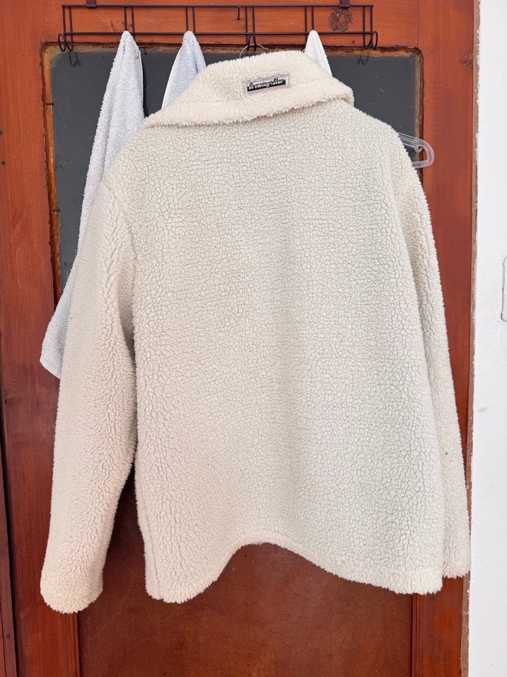 Beyaz Peluş Kadın Ceket - Görsel 2