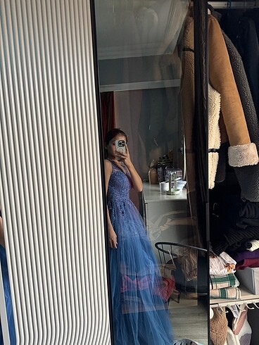 Tül nişan elbisesi - Görsel 9