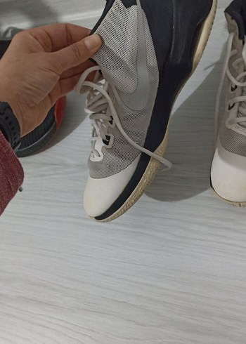 Nike Beyaz Gri Basketbol Ayakkabısı - Görsel 3