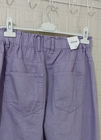 42 Beden mor Renk DeFacto pantolon 