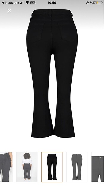 Trendyol & Milla Kullanılmamış siyah pantolon