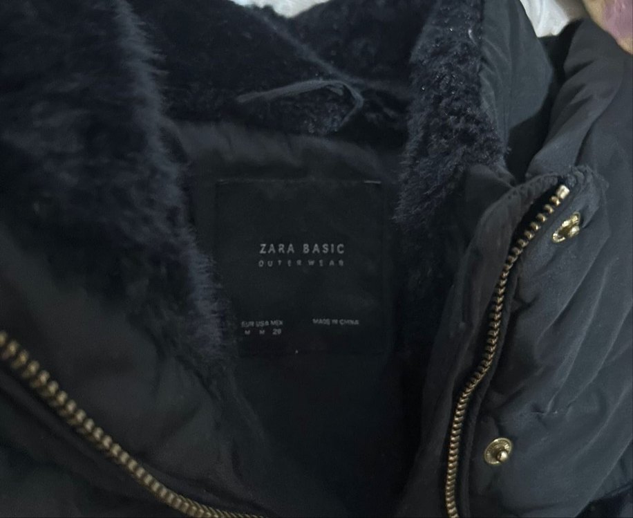 Siyah Kürklü Midi Kadın Kışlık Mont - Görsel 3