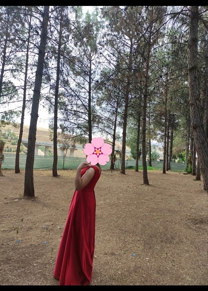 Abiye kırmızı  - Görsel 3