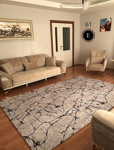 Süngersiz ipek kadife halı örtüsü 6m2
