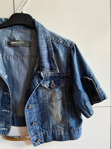 l Beden Crop Jean Ceket