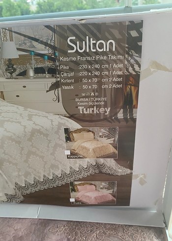 Kesme Fransız Pike Takımı (Sıfır Ürün) - Görsel 2