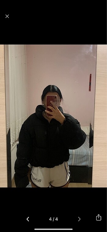 l Beden siyah Renk bershka mont