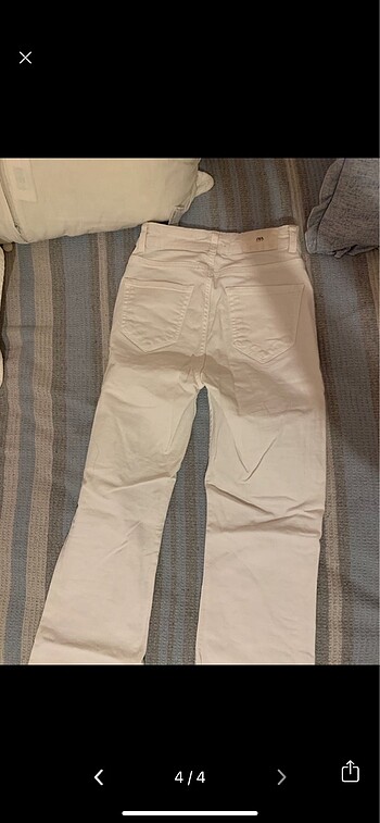 xs Beden beyaz Renk zara pantolon