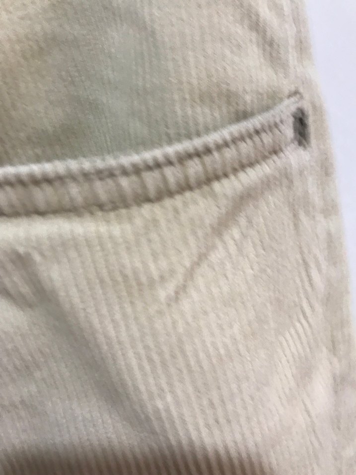 Bej Kadın Keten Bol Kesim Pantolon - Görsel 3