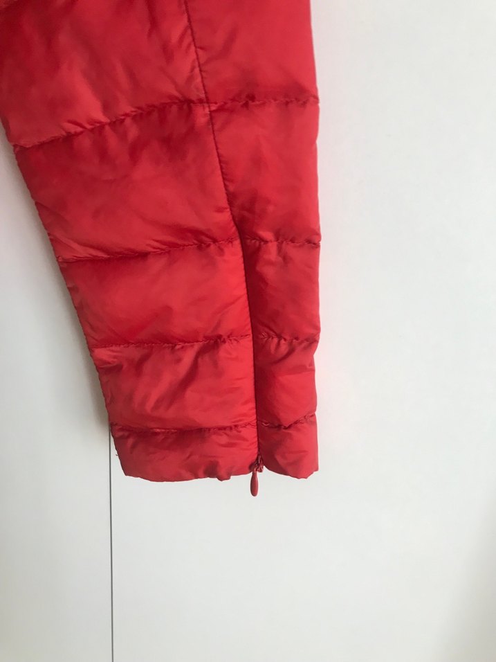 Kırmızı Fermuarlı Kadın Mont - Görsel 5