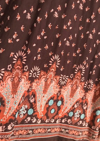 Bohem V Yaka Uzun Kollu  Tunik - Görsel 2