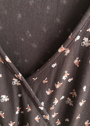 Bohem V Yaka Uzun Kollu  Tunik - Görsel 3